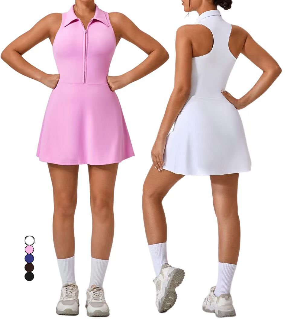 Zip Up Tennis Dress: A Stylish Serve On and Off Court